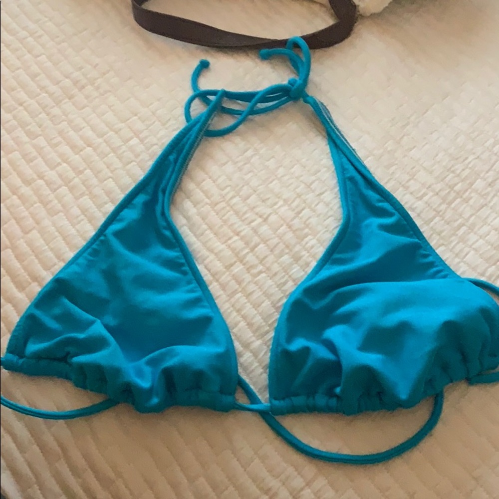 Turquoise bikini set